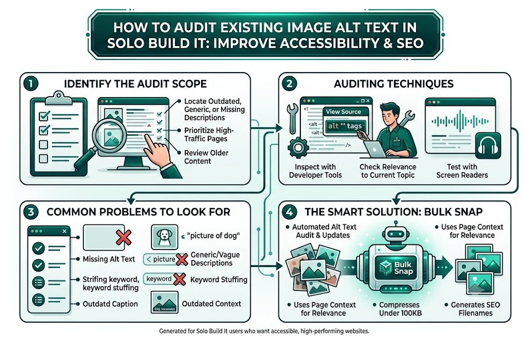 How to Audit Existing Image Alt Text in Solo Build It