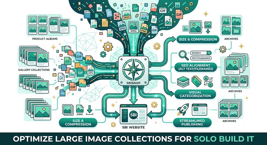 Optimize Large Image Collections for Solo Build It