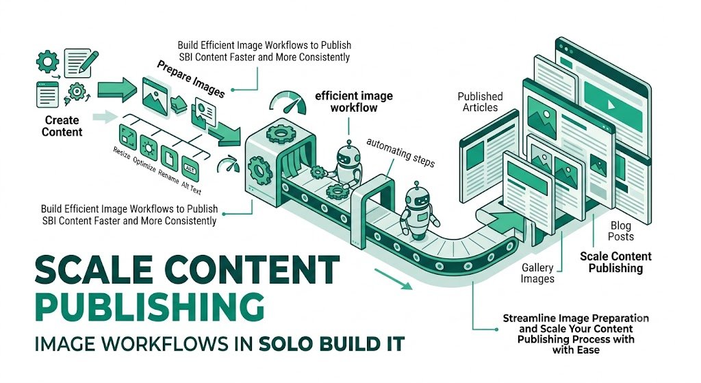 Scale Content Publishing with Image Workflows in Solo Build It