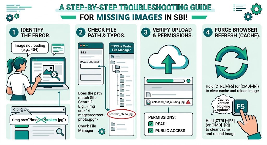 Troubleshooting Missing Images in SBI