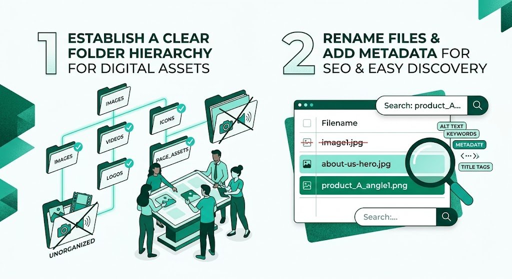 Website Media Organization Before Moving